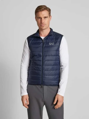 Kamizelka puchowa ze stójką model ‘TRAIN’ EA7 Emporio Armani