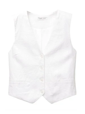 Kamizelka PULL&BEAR biały