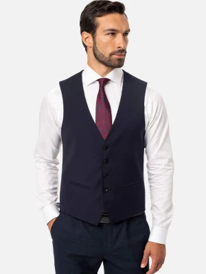 KAMIZELKA ROSARNO SLIM FIT GRANAT Recman
