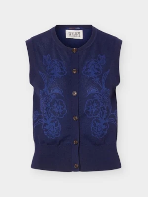 Kamizelka Scotch & Soda granatowy