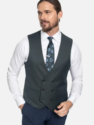 KAMIZELKA SELLA SLIM FIT ZIELEŃ Recman