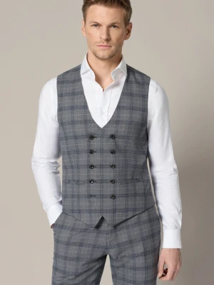 Kamizelka Szara w Kratę Almaden Lancerto