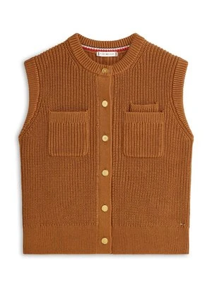 Kamizelka Tommy Hilfiger brązowy