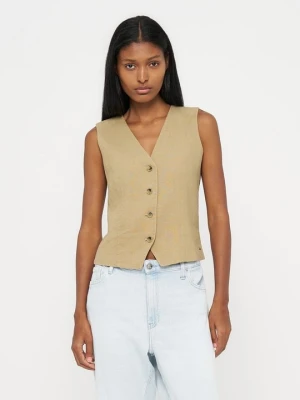 Kamizelka Tommy Hilfiger beżowy