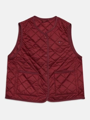 Kamizelka Tommy Hilfiger ciemnoczerwony