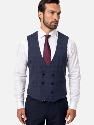 KAMIZELKA TORAZO SLIM FIT GRANAT Recman