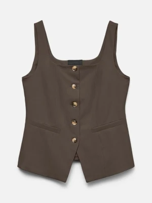 Kamizelka Vero Moda brązowy