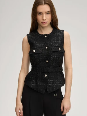 Kamizelka Viola w kolorze czarnym ze wzorem Joop