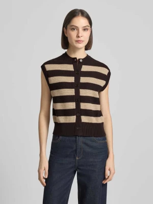 Kamizelka w dzianinowym wyglądzie w kroju regular fit model 'Lydisy' drykorn