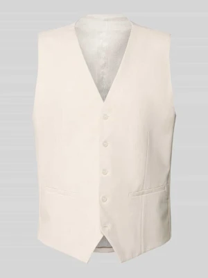 Kamizelka w kroju regular fit z dodatkiem wiskozy HECHTER PARIS