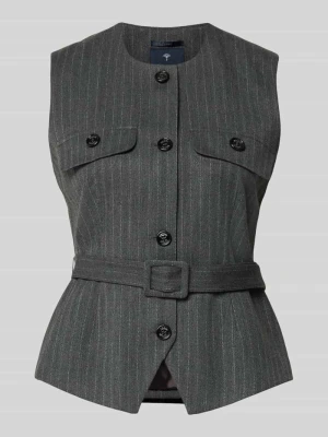 kamizelka w kroju regular fit z dodatkiem wiskozy model 'Viola2' JOOP! Jasnoszary