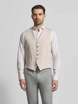 Kamizelka w kroju regular fit z mieszanki wiskozy z dekoltem w serek JOOP! Collection