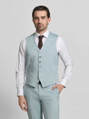 Kamizelka w kroju regular fit z mieszanki wiskozy z dekoltem w serek JOOP! Miętowy