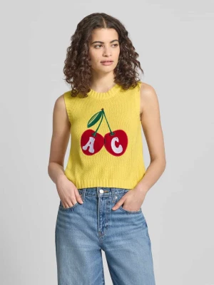 Kamizelka w kroju regular fit z wyszywanym logo ANOTHER COTTON LAB