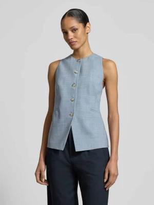 Kamizelka w kroju slim fit z mieszanki wełny dziewiczej model 'JULERAN' Boss