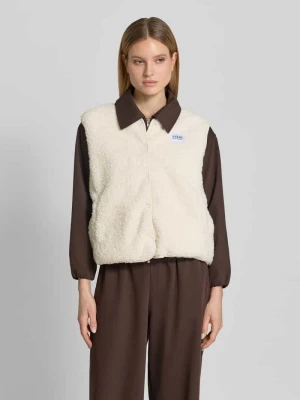 Kamizelka w teddy-looku w kroju regular fit model 'AMALIA' VILLA SOPHIE