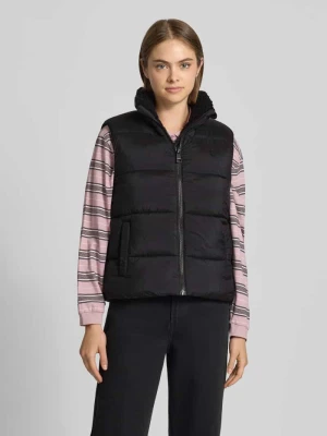kamizelka w z efektem pikowania krój regular fit model 'BORG' Superdry Czarny