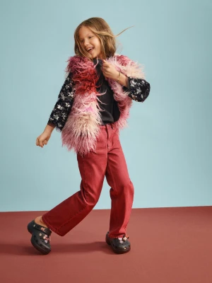 Kamizelka z akwarelowym futerkiem Desigual