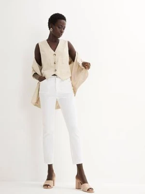 Kamizelka z czystego lnu bonprix