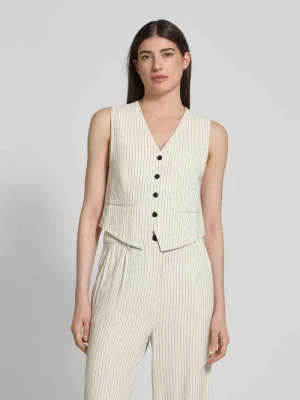 Kamizelka z dekoltem w serek model ‘Torino’ LOLLYS LAUNDRY