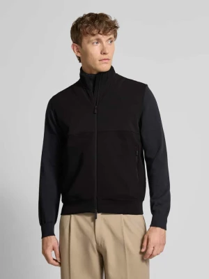 Kamizelka z dzianiny dresowej z zamkiem błyskawicznym dwustronnym model ‘FELPA’ Armani Exchange