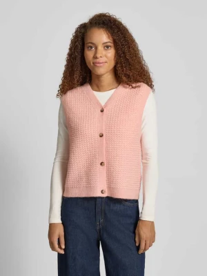 Kamizelka z dzianiny o kroju regular fit z mieszanki wełny Marc O'Polo DENIM
