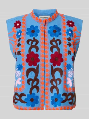 Kamizelka z haftami model ‘Bin’ LOLLYS LAUNDRY