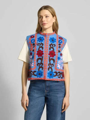 Kamizelka z haftami model ‘Bin’ LOLLYS LAUNDRY