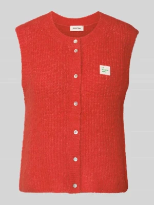 Kamizelka z imitacji dzianiny American vintage