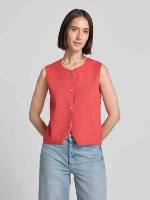 Kamizelka z imitacji dzianiny MbyM