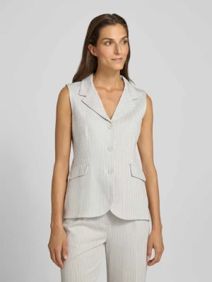 Kamizelka z kieszeniami z patką i kołnierzem z połami Rich & Royal