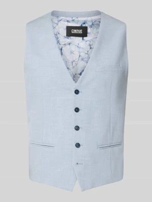 Kamizelka z kieszeniami z wypustką model 'Vitra' CINQUE