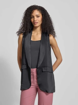 Kamizelka z kołnierzem szalowym model ‘So44firiaa’ ZABAIONE