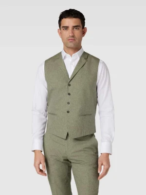 Kamizelka o kroju regular fit z mieszanki wełny i bawełny z dodatkiem jedwabiu Wilvorst