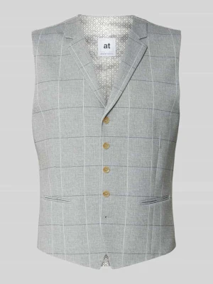 Kamizelka z kołnierzem z połami i kieszeniami z wypustkami ATELIER TORINO