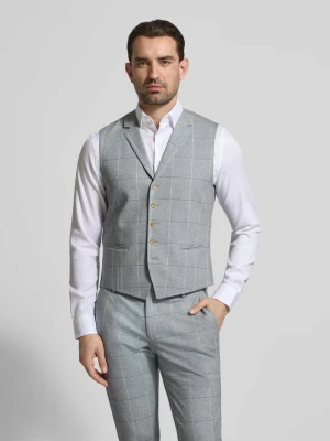 Kamizelka z kołnierzem z połami i kieszeniami z wypustkami ATELIER TORINO