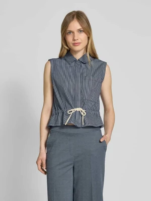 Kamizelka z krytą listwą guzikową model ‘Walea’ Opus