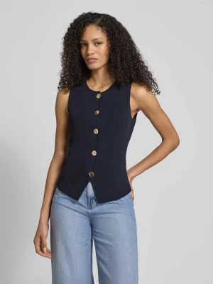 Kamizelka z Mieszanka wiskozy z Dekolt w serek Christian Berg Woman Selection