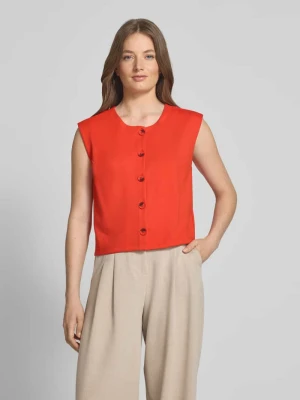 Kamizelka z okrągłym dekoltem i listwą guzikową Smith and Soul