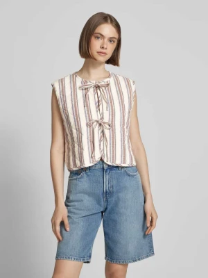 Kamizelka z pikowaniem i wiązaniem Marc O'Polo DENIM