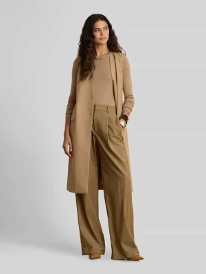 Kamizelka z wełny z kieszeniami z patką Lauren Ralph Lauren Camel