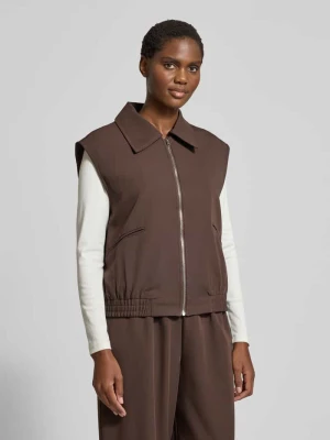 Kamizelka z wykładanym kołnierzem model ‘TOSCA’ VILLA SOPHIE