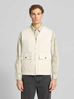 Kamizelka z zamkiem błyskawicznym dwustronnym model 'Bow' Wood Wood