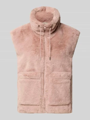 Kamizelka ze stójką model 'FONY' Freequent Brudnoróżowy