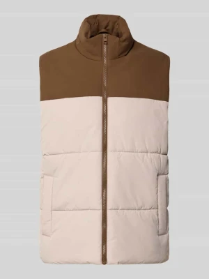 Kamizelka ze stójką model 'RAZE' Jack&Jones Beżowy