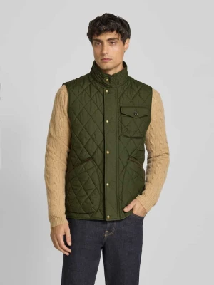 Kamizelka ze stójką Polo Ralph Lauren Oliwkowy