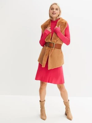 Kamizelka ze sztucznego futerka bonprix