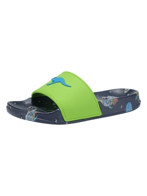 Kangaroos Klapki "K-Slide" w kolorze granatowo-zielonym rozmiar: 31