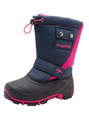Kangaroos Kozaki zimowe "K-Bean II" w kolorze granatowo-różowym rozmiar: 29