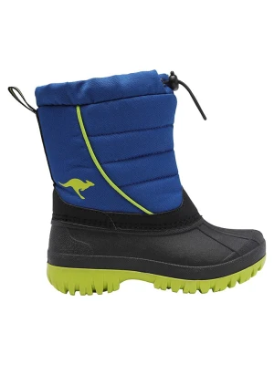 Kangaroos Kozaki zimowe "K-Ben" w kolorze czarno-granatowo-zielonym rozmiar: 36